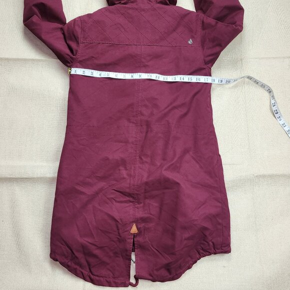 Volcom Snowboard Sherpa Lining Long Coat Jacket (S) - Picture 8 of 9